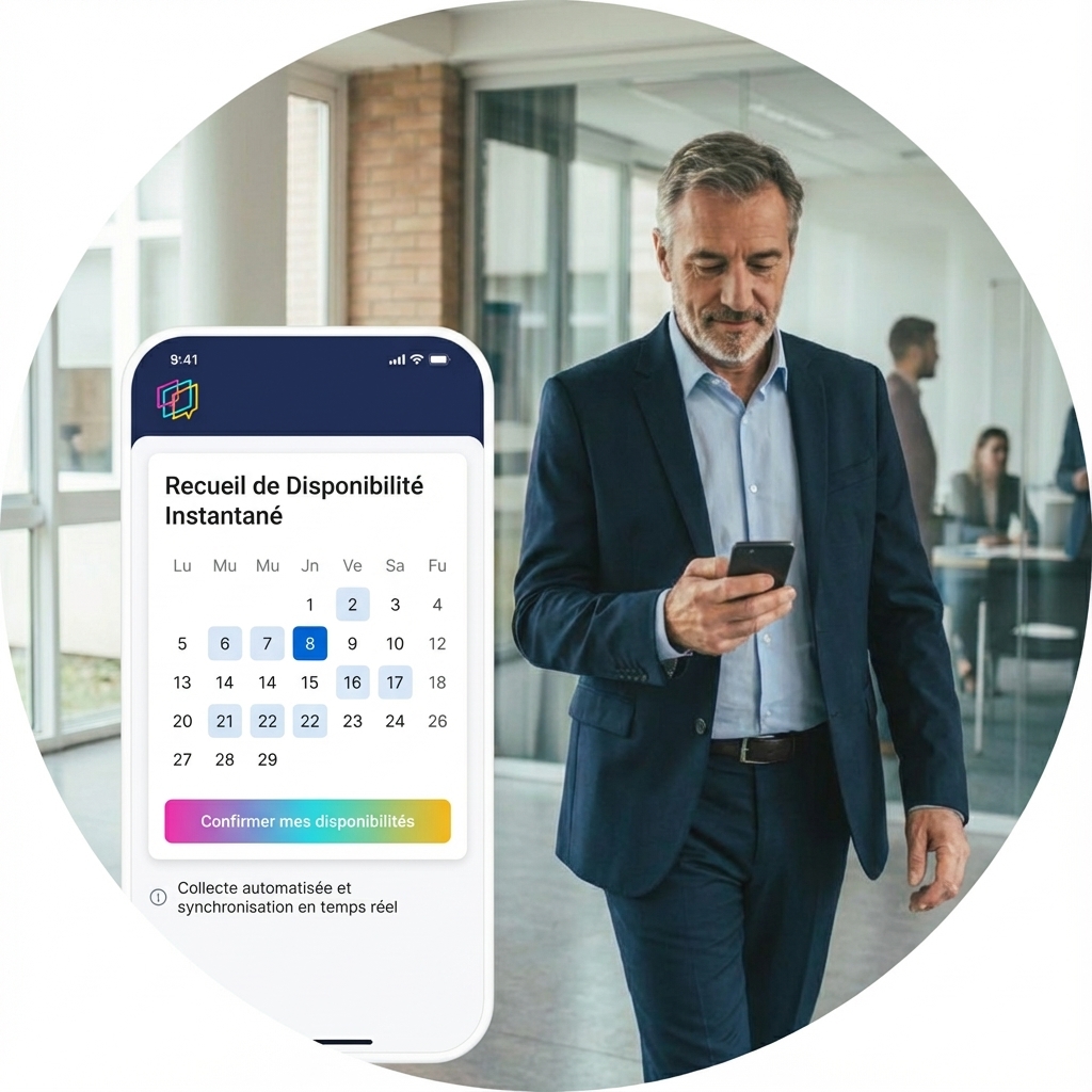 Recueil de disponibilité - Interface disponibilités