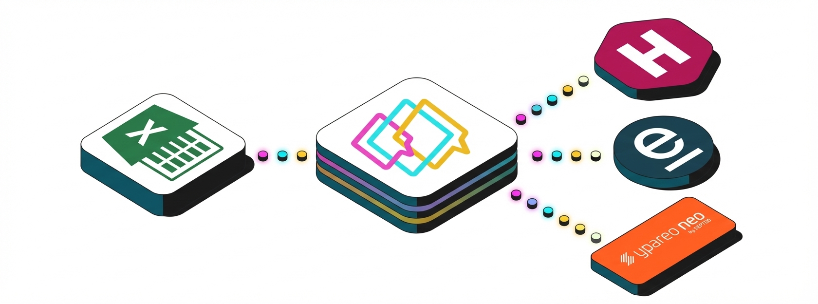 Intégrations Lecturer avec Ypareo, Hyperplanning, Excel et autres outils Lecturer intégrations avec les outils existants